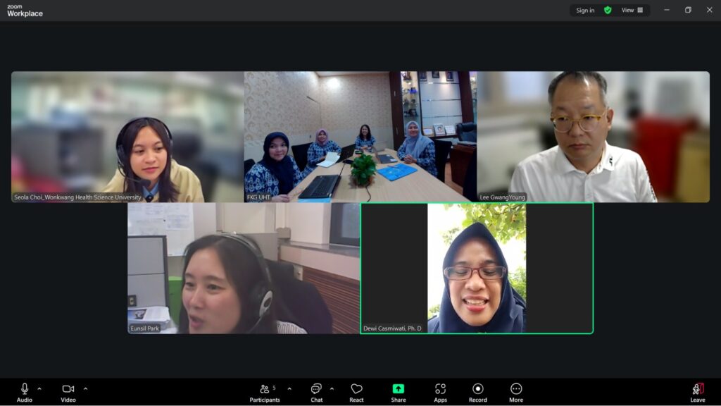 FKG UHT Jalin Kerja Sama dengan Health Science University Korea Selatan