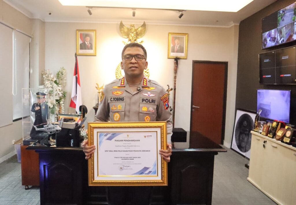 SPKT MMPP Polresta Sidoarjo Raih Penghargaan Menteri PANRB
