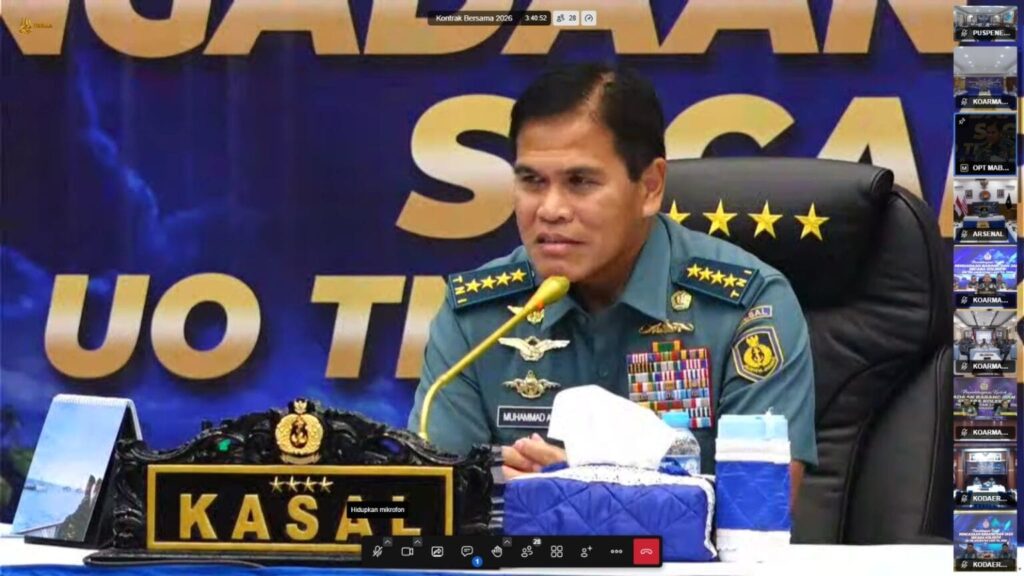 Danpuspenerbal Ikuti Penandatanganan Kontrak Pengadaan Barang dan Jasa
