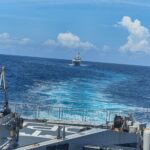 KRI Diponegoro-365 Laksanakan Passing Exercise dengan Kapal Perang Angkatan Laut Prancis di Laut Sawu