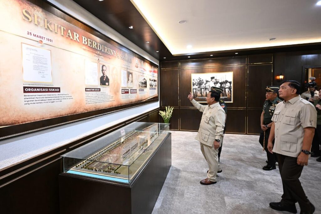 Kawah Candradimuka Pemimpin Bangsa, Presiden Prabowo Resmikan Museum dan Perpustakaan Seskoad