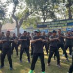 Senam Bersama dan Perayaan Ulang Tahun Perkuat Soliditas Personel Kodim Bangkalan